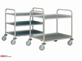 Serveerwagen met 3 plateaus 870x570x950mm