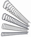 Leitz draadkammen metaal 22.0 mm (2:1) 23-rings zilver