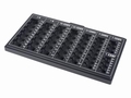 Muntensorteerbak 303x180x25mm Zwart