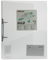 Rexel 2-ringsband Ice transparant met visitekaart insteekvak