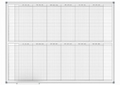 Maul Planbord Maand / Jaarplanner - 2x6 maanden - 90x120cm