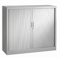 Roldeurkast 135x120x43cm incl. 2 legborden