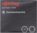 Rotring Isograph tekeninkt 5 patronen zwart