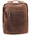 Pride & Soul Rugzak JESTER met laptopvak Echt Leder
