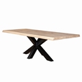 Vergadertafel Durango Spinpoot hout 200 x 100 cm