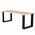 Vergadertafel Denver U-poot hout 300 x 100 cm
