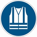 Veiligheids Pictogram vloer Gebruik Veiligheidsvest