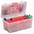 Opbergkoffer voor op kantoor McPlus Clear 16 Rood