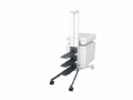 Sigel Office caddy workplace 2 zijdig Move it, donkergrijs