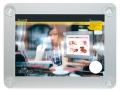 Securit Raamdisplay A4 - Grijs