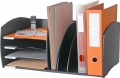PAPERFLOW Desk-Organizer XL 8-vaks Zwart