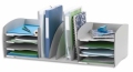 PAPERFLOW Desk-Organizer XL 8-vaks Grijs