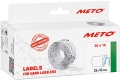 METO prijstangetiketten 22x12mm - 6 rollen - diepvries
