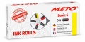 METO Basic S prijstang inktrollen zwart - 5 stuks
