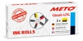 METO Classic L/XL prijstang inktrollen zwart - 5 stuks